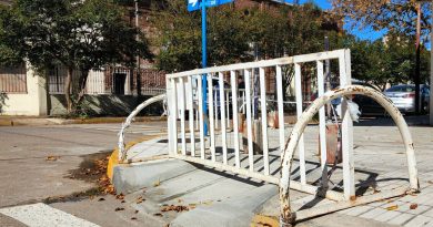 Construyen nuevas rampas de acceso en veredas de la ciudad