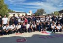 Los chicos y chicas de primer año del profesorado de Educación Física realizaron una tarea solidaria