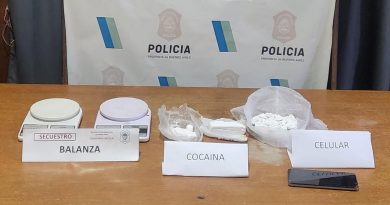 Fueron por una denuncia de “Amenazas” y terminaron desbaratando un narcokiosco