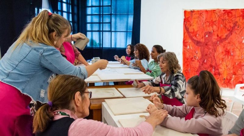 Se realizó el taller “Se rompió”, una propuesta para crear, compartir y expresarse a través del arte